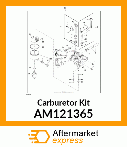 Carburetor Kit AM121365