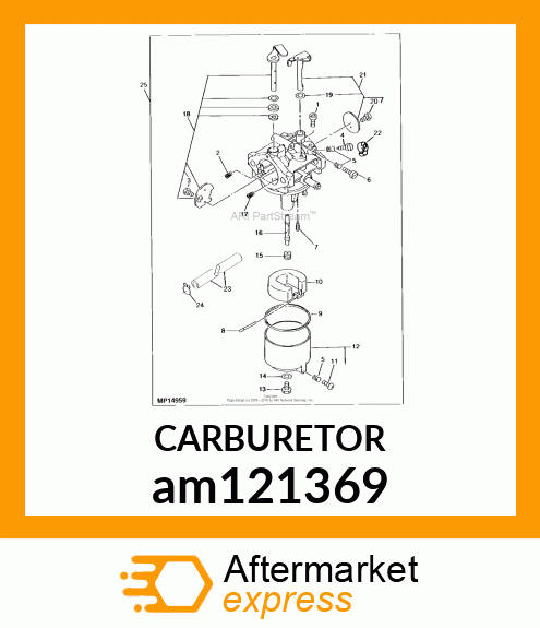 CARBURETOR am121369