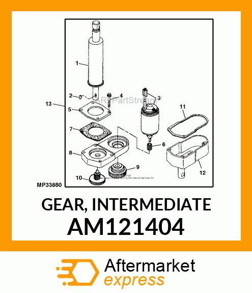 GEAR, INTERMEDIATE AM121404