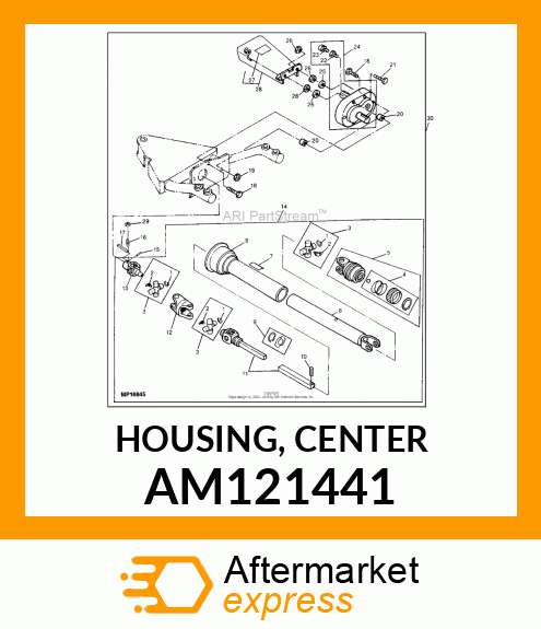 HOUSING, CENTER AM121441