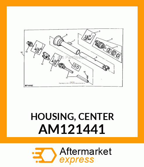 HOUSING, CENTER AM121441