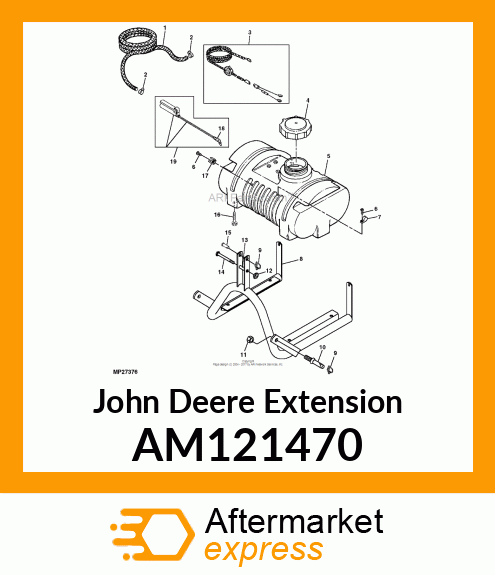 EXTENSION, SPRAYER HANDGUN AM121470