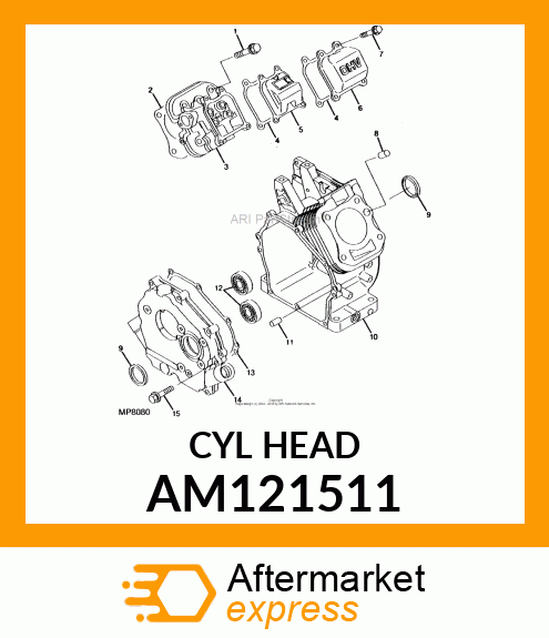 Head Complete Cylinder AM121511