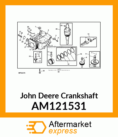 CRANKSHAFT ASSEMBLY AM121531