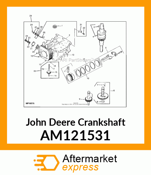 CRANKSHAFT ASSEMBLY AM121531