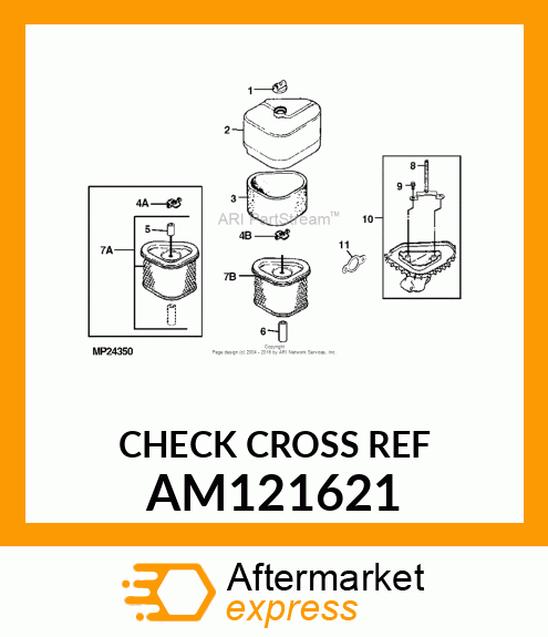 KNOB, BASE, AIR CLEANER AM121621