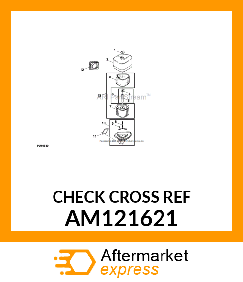 KNOB, BASE, AIR CLEANER AM121621