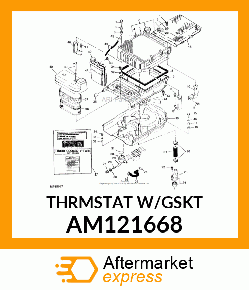 Kit - KIT, THERMOSTAT & GASKET AM121668