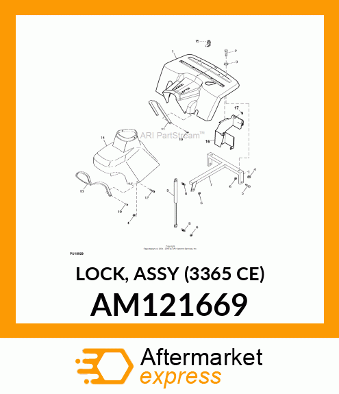 LOCK, ASSY (3365 CE) AM121669