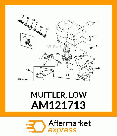 MUFFLER, LOW AM121713