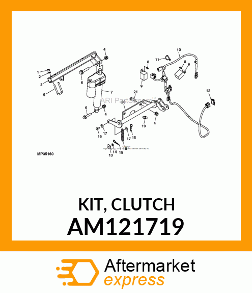 KIT, CLUTCH AM121719