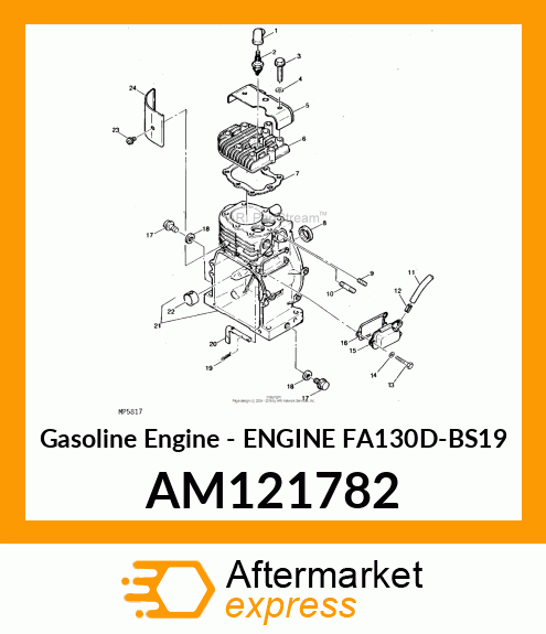 Gasoline Engine - ENGINE FA130D-BS19 AM121782