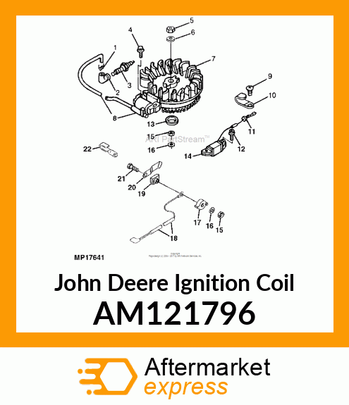 COIL, IGNITION AND IGNITER AM121796