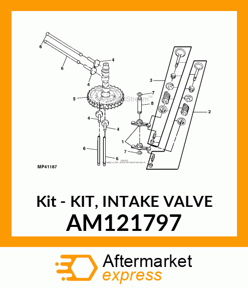 Kit - KIT, INTAKE VALVE AM121797
