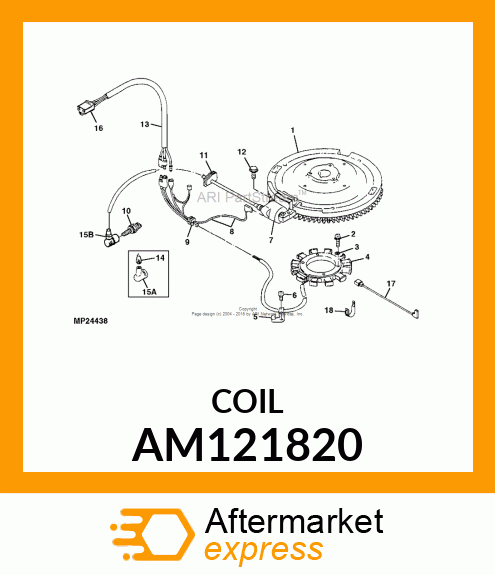 COIL, IGNITION ASSY AM121820