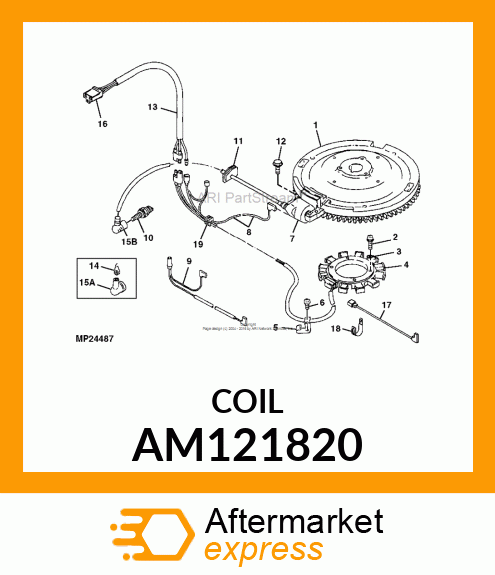 COIL, IGNITION ASSY AM121820