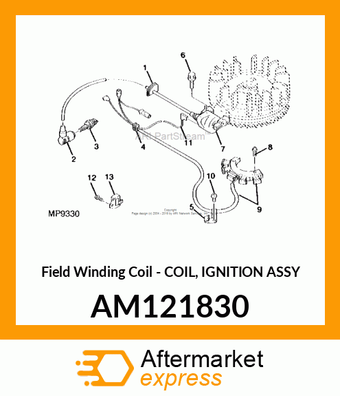 Field Winding Coil - COIL, IGNITION ASSY AM121830