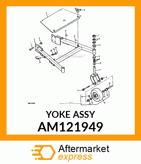 ARM, WELDED CASTER AM121949