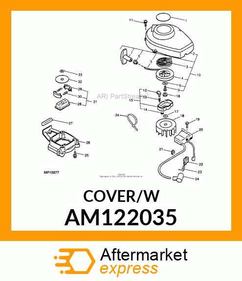 Pawl - PAWL, STARTER ASSY AM122035