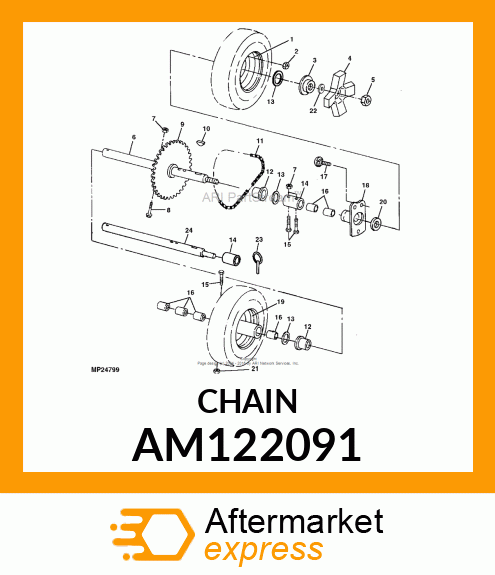 CHAIN, DRIVE AM122091