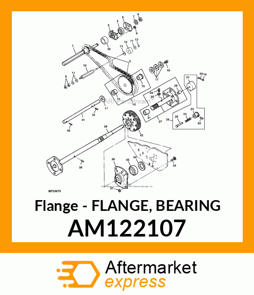 Flange - FLANGE, BEARING AM122107