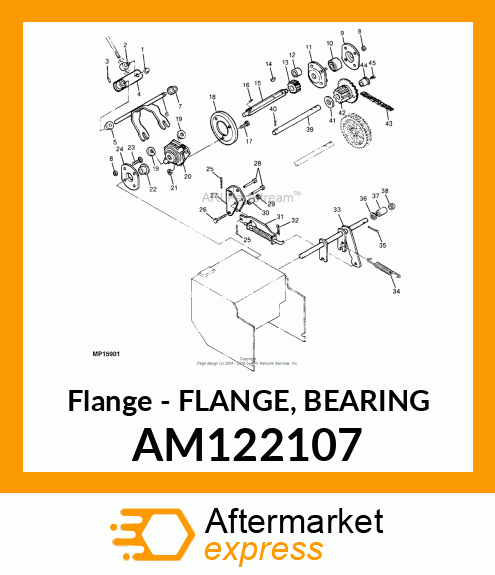 Flange - FLANGE, BEARING AM122107