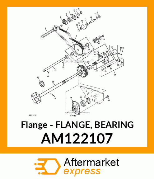 Flange - FLANGE, BEARING AM122107