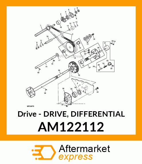 Drive - DRIVE, DIFFERENTIAL AM122112