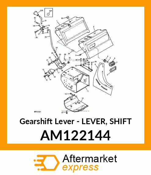 Gearshift Lever AM122144