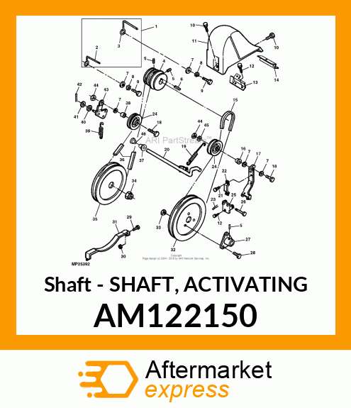 Shaft - SHAFT, ACTIVATING AM122150