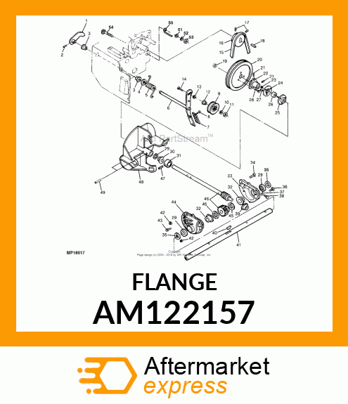 FLANGE, BEARING AM122157