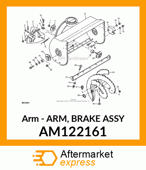 Arm - ARM, BRAKE ASSY AM122161