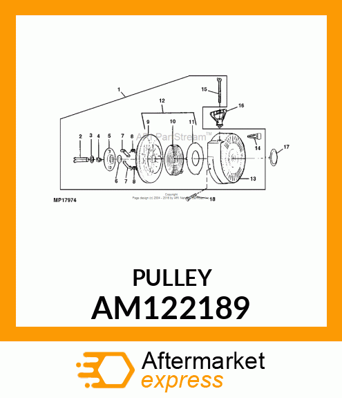 Pulley Kit AM122189