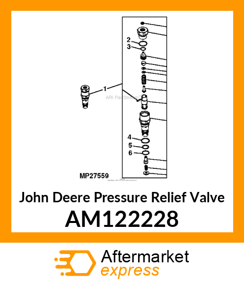 VALVE, TOW RELIEF AM122228