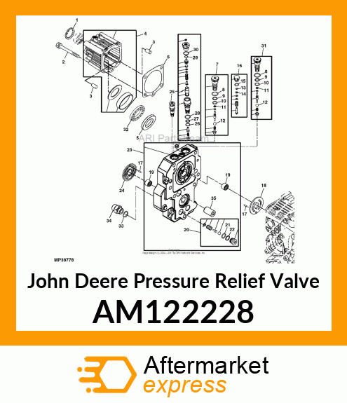 VALVE, TOW RELIEF AM122228