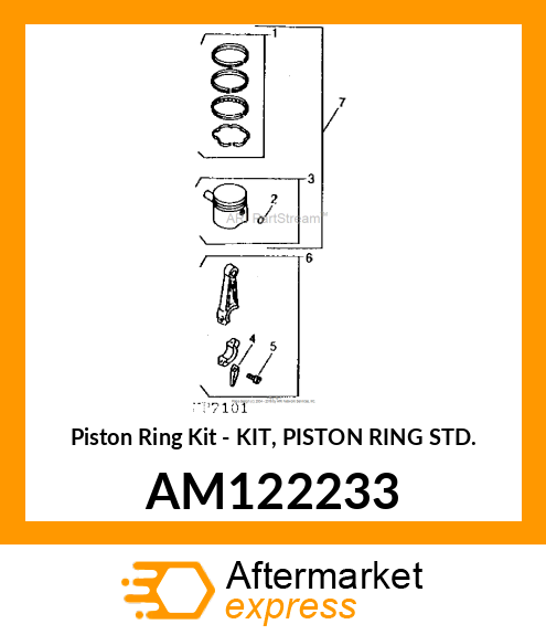 Piston Ring Kit AM122233