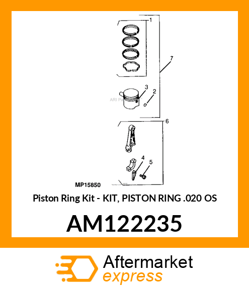 Piston Ring Kit AM122235