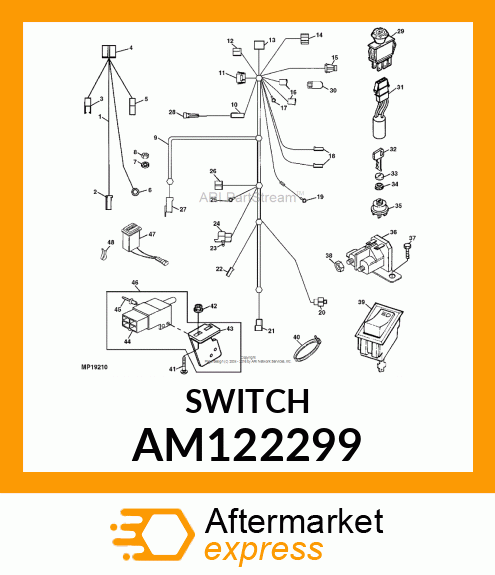 SWITCH, SWITCH, NEUTRAL RETURN AM122299