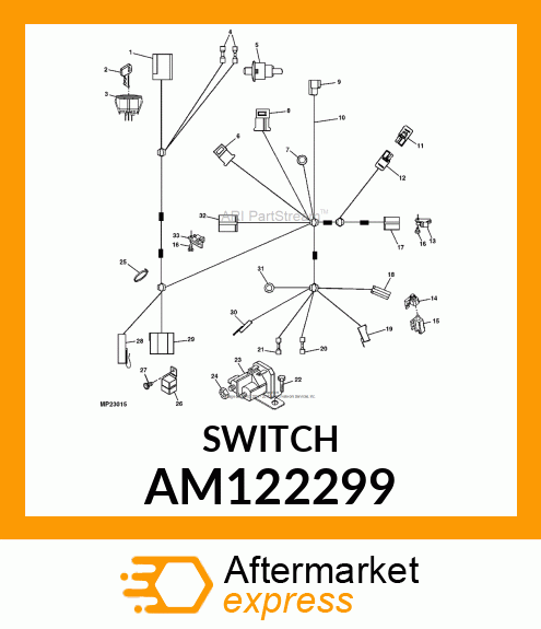 SWITCH, SWITCH, NEUTRAL RETURN AM122299