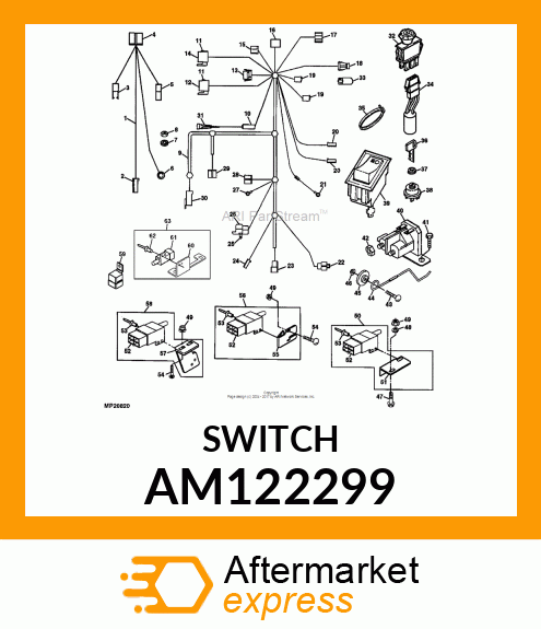 SWITCH, SWITCH, NEUTRAL RETURN AM122299