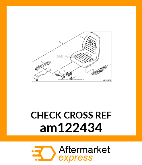 SEAT, ASSY POSTR am122434