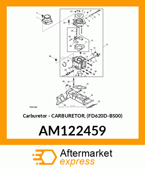 Carburetor - CARBURETOR, (FD620D-BS00) AM122459