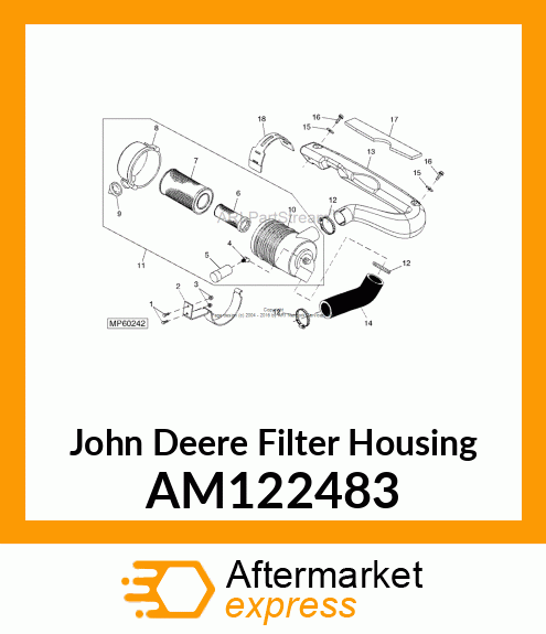 FILTER, AIR ASSY AM122483