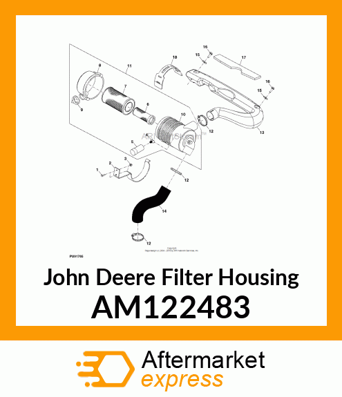 FILTER, AIR ASSY AM122483