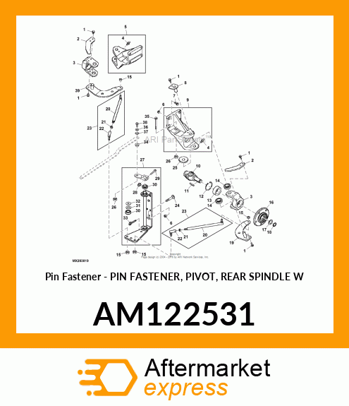 Pin Fastener AM122531