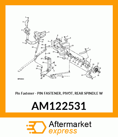 Pin Fastener AM122531