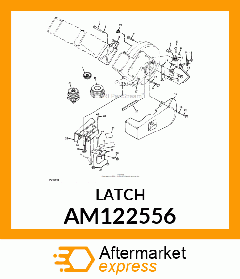 LATCH, LATCH, WELDED AM122556