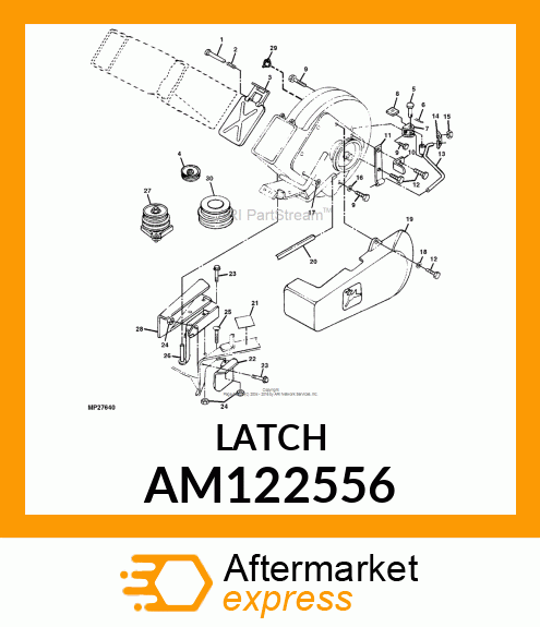 LATCH, LATCH, WELDED AM122556