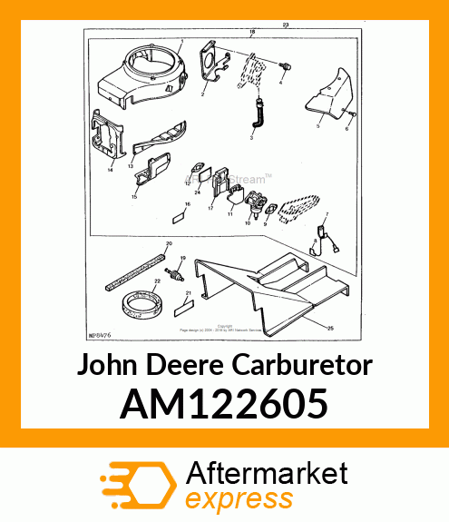 CARBURETOR AM122605