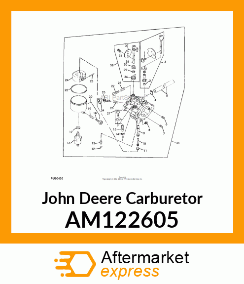 CARBURETOR AM122605